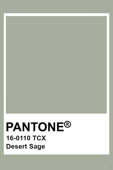 Sage Color Palette, Pantone Green, Pantone Swatches, Pantone Colours, Pantone Palette, Pantone Colour Palettes, Desert Sage, Pantone Colors, Green Colour Palette