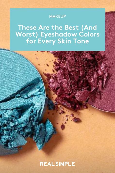 A makeup artist breaks down which are the best eyeshadow colors for fair skin, medium skin, and dark skin tones. #eyeshadow #makeup #skintone #makeuptips Honey Skin, Eyeshadow Colors, Black Eyeshadow, Best Eyeshadow, Fair Skin Tone, Colors For Skin Tone, Celebrity Makeup Artist, Make Makeup, Shades Of Beige