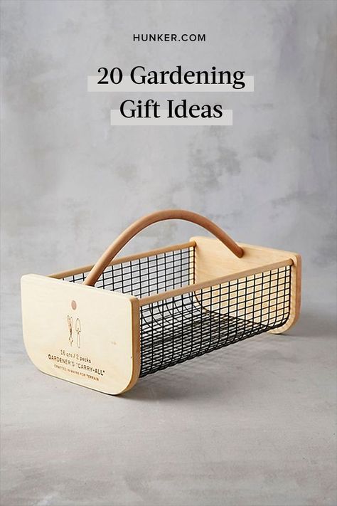 From chic watering cans and seed storage tins to bird feeders and essential tools, gardening fanatics will really dig these gifts. #hunkerhome #garden #gardeninggifts #gift #giftideas Gardening Gift Ideas, Orchids In Water, Best Garden Tools, Seed Storage, Glamorous Decor, Herb Garden Design, Gardening Gear, Watering Cans, Gardening Gift