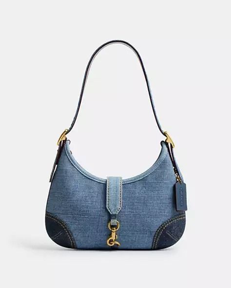 The Coach Originals: Vintage Handbags | COACH® Coach Hamptons Hobo Bag, Coach Hampton Hobo Bag, Coach Denim Bag, Coach Vintage Bag, Coach Denim, Handbags Coach, Louis Bag, Repurposed Denim, Vintage Designer Bags