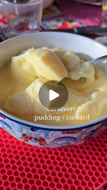 Bella | Carnivore Diet | Ex-Vegan on Instagram: "COMMENT “PUDDING” if you would like to try this refreshing carnivore egg pudding! 🍮 It can be a dessert or a savory dish with recipe below!

The directions below are very summarized and I recommend following my video tutorial on YouTube to get it perfect! (@steakandbuttergal) 

* Gently whisk 2 eggs in a bowl. * Mix in the 1 cup of liquid of your choice and the eggs together until well combined. 
* I recommend milk for a dessert pudding and bone broth for a savory pudding. You can also enjoy it plain with water. 
* Set up your steamer or any pan big enough to fit your pudding bowl, and bring 1 inch of water to a boil
* transfer pudding into the pan and steam the pudding dish on medium heat for 10 minutes with lid on. 
* Open lid and pat bel Carnivore Egg Drop Soup, Carnivore Egg Pudding, Carnivore Egg Casserole, Carnivore Egg White Recipes, Carnivore Deviled Eggs Recipe, Keto Egg Fast, Egg Fast, Bone Broth, Healing Food