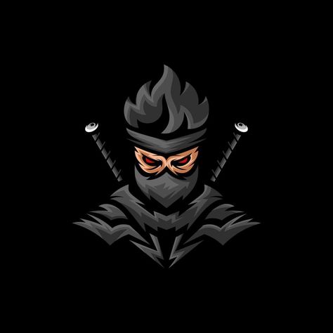 Ninja mascot esport logo vector template, Creative Ninja logo design concepts Ninja Logo Design, Gamer Logo, Gfx Roblox Background, Ninja Logo, Shadow Logo, Funny Logo, Pokemon Sketch, Logo Desing, Ninja Art