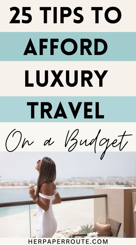 Traveling on a budget is usually connected with cheap hostels, sandwiches in a dirty backpack, and sleeping on a train or bus in between destinations.
After a week of being on the road, I dream of being spoiled in some luxurious place…and I have good news for you. Luxury travel can be done on a budget as well! Here are some tips that I have gathered over my years of budget travel. Sleeping On A Train, Good With Money, Being Spoiled, Luxury On A Budget, Luxe Travel, How To Look Expensive, Tips For Saving Money, Travel Cheap, Living On A Budget