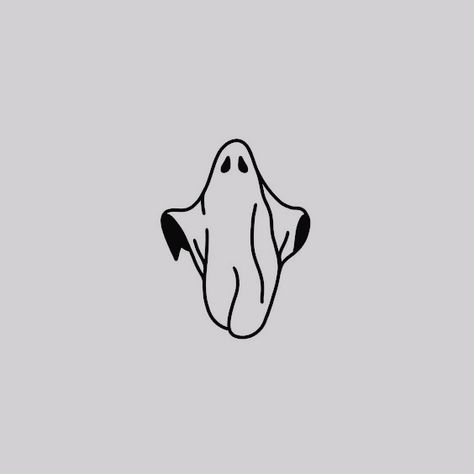 Ghost Emoji Tattoo, Ghost Tattoo Stencil, Tattoo Prints, Magic Runes, Ghost Drawing, Reaper Tattoo, Vintage Ghost, Ghost Tattoo, White Ink Tattoo