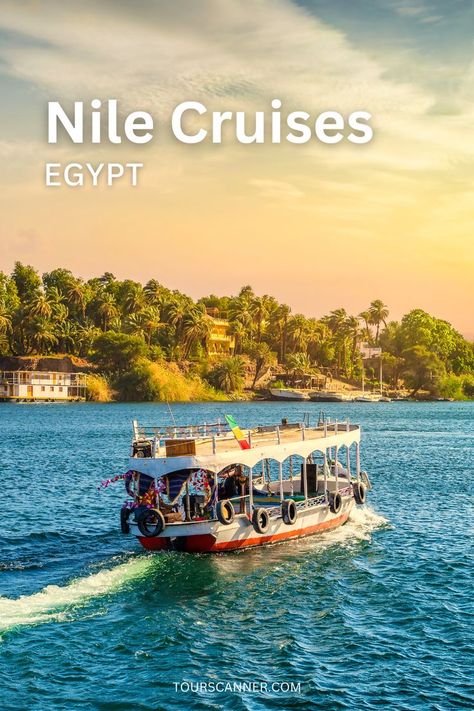 Embark on a journey through the heart of Egypt with our guide to the finest Nile cruises, revealing the ancient wonders along the banks of this legendary river! 🌊 From majestic temples to bustling markets and serene landscapes, experience the magic of a Nile cruise. Ready to plan your Egyptian adventure? Dive into our blog article for an insider's perspective on the best Nile cruises in Egypt! 👉🔗 #NileCruises #NileCruiseAdventures #ExploreEgypt #TravelGoals #DiscoverTheNile Nile Cruise, The Pyramids, Cruises, The Land, Banks, Egypt