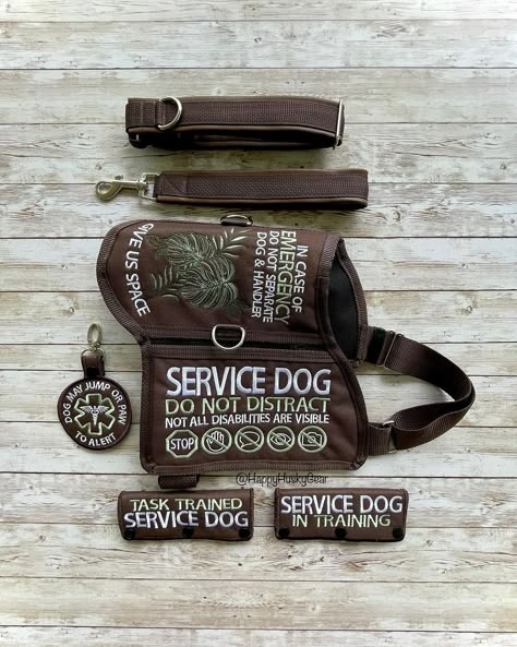 All Posts • Instagram How To Make A Service Dog Vest, Themed Service Dog Gear, Assistance Dog Gear, Service Dog Vest Pattern, Service Dog Gear For School, Cute Service Dog Vest, Sage Green Vest, Service Dog Vest Ideas, Dog Vest Pattern