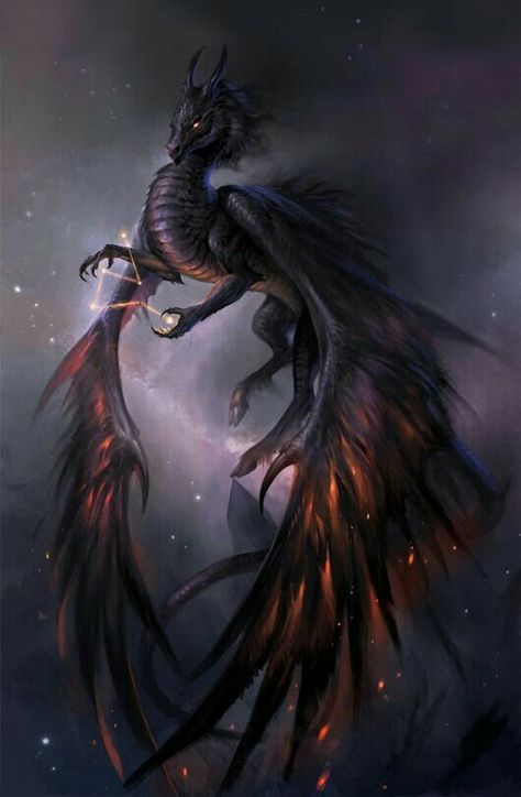 Beautiful dragon art Starlight Dragon, Dragon Witch, Fantasy Dragon Art, Celestial Dragon, Magic Dragon, Creature Fantasy, Fantasy Dragons, Here There Be Dragons, Fairy Dragon