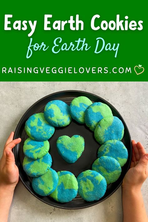 Earth Day Cookies Recipe, Earth Cookies Decorated, Earth Day Party Food, Earth Day Desserts, Solar Eclipse Project, Earth Cookies, Hunger Games Food, Planet Cookies, Earth Day Cookies