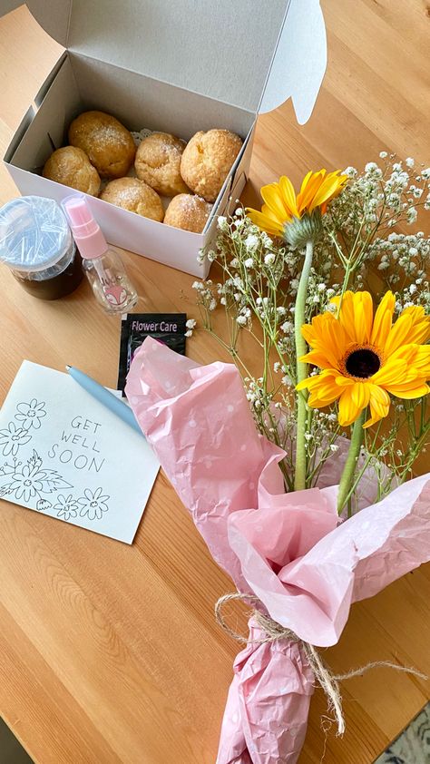 Baby breath bouquet, cream puffs, get well soon kit Feel Better Flowers, Get Well Soon Bouquet Flowers, Get Well Soon Flowers Hospital, Get Well Soon Flowers Bouquets, Get Well Soon Bouquet, Hospital Flowers, Get Well Soon Flowers, For My Best Friend, Bridal Chura