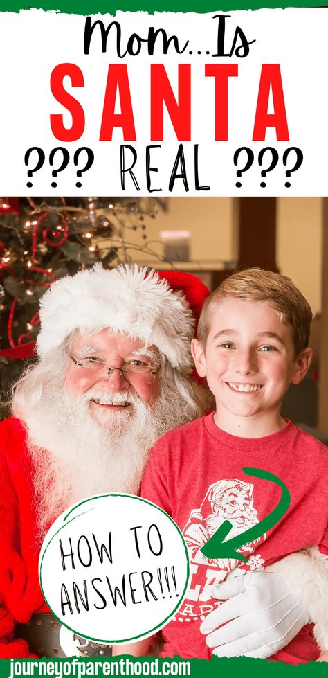 How To Explain Santa Isnt Real, Explaining Santa, Is Santa Real, Santa Real, Shy Kids, Kids Questions, The Day Will Come, How To Explain, Jesus Birthday