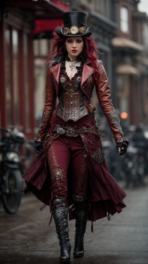 Steampunk Fashion Women, Steampunk Woman, Mode Steampunk, Steampunk Couture, Steampunk Halloween, Steampunk Dress, Steampunk Women, Fest Outfits, Steampunk Cosplay