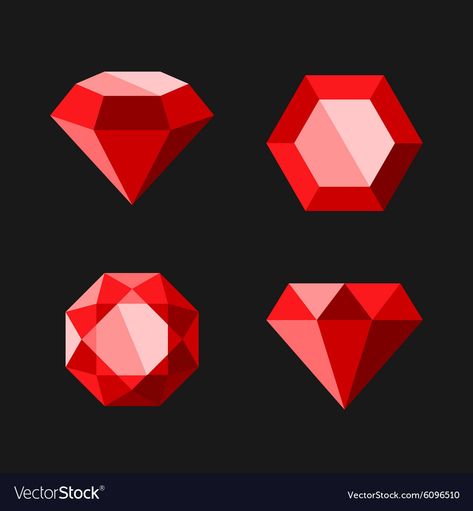 Ruby Painting, Ruby Drawing, Ruby Tattoo, Gem Drawing, Shape Vector, Diamond Icon, Diamond Vector, Cool Forearm Tattoos, Diamond Drawing