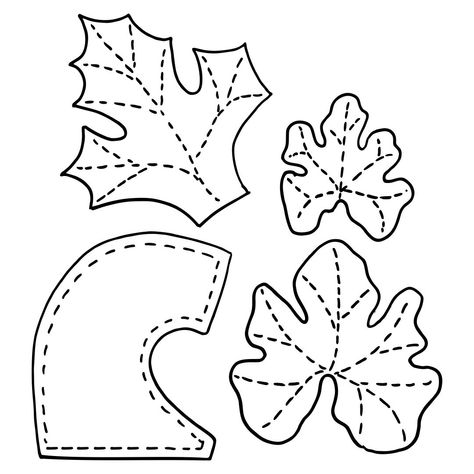 Pumpkin Stem and Leaf Pattern Pumpkin Leaf Template Free Printable, Pumpkin Leaves Template, Quilted Pumpkin Pattern, Pumpkin Leaf Template, Fall Applique Patterns Free, Pumpkin Images Free Printable, Pumpkin Applique Pattern Free, Mushroom Pattern Sewing, Pumpkin Patterns Free Printable