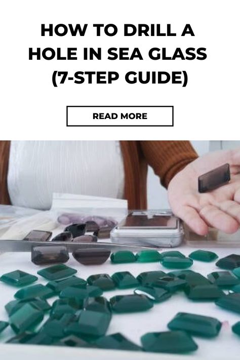 This Step-by-Step Guide will show you all the necessary details precautions and points on how to drill a hole in sea glass. Drilling Sea Glass How To, How To Drill Sea Glass Tutorials, Drilling Sea Glass Dremel, Drilling Holes In Glass, Drilling Glass, Dremel Drill, Diy Electrical, Sea Glass Crafts, Glass Bottle Crafts