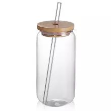 Amazon 16oz Borosilicate Glassware Iced Glass Coffee Cup Drink Tumbler Mug Dinking Glasses Beer Can Glass with Bamboo Lid Straw Borosilicate Glassware, Drink Tumbler, Amazon Marketing, Coffee Glasses, Water Tumbler, Clear Glass Jars, Drinks Tumbler, Glass Coffee Cups, Iced Coffee Cup