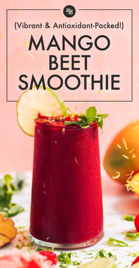 Beets Smoothie Recipes, Plant Based Smoothies, Smoothies Bowls, Beet Smoothie, Beet Recipes, Smoothie Packs, Smoothie Prep, Plant Based Breakfast, Sweet Tart