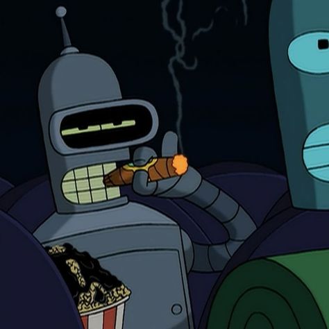 Literally Me Characters Icon, Futurama Meme, Bender Rodriguez, Futurama Robot, Futurama Characters, Futurama Bender, Bender Futurama, Horror Themes, 90s Cartoon