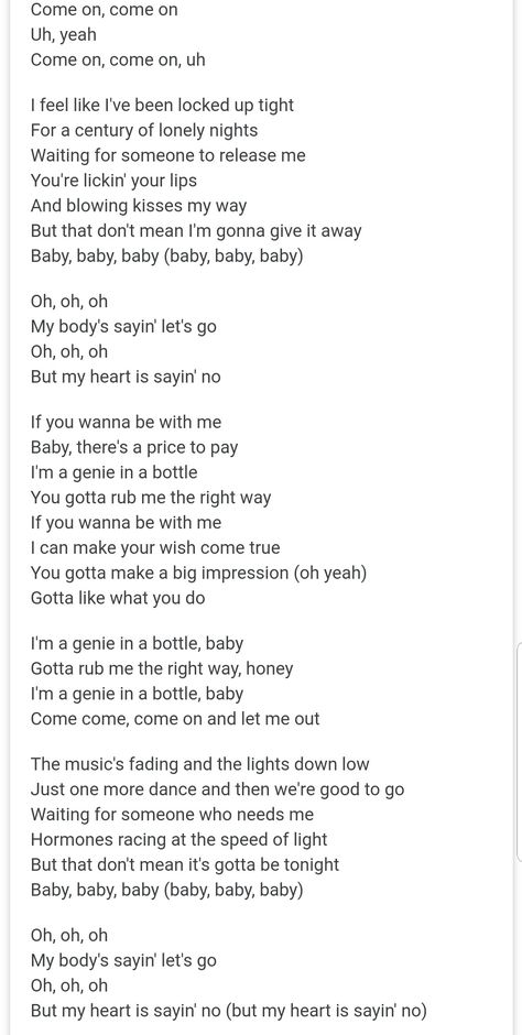 Christina Aguilera - Genie in a Bottle Genie In A Bottle Christina Aguilera, Genie In A Bottle, Blowing Kisses, Fried Green Tomatoes, Waiting For Someone, Lock Up, Christina Aguilera, Kiss Me, My Way