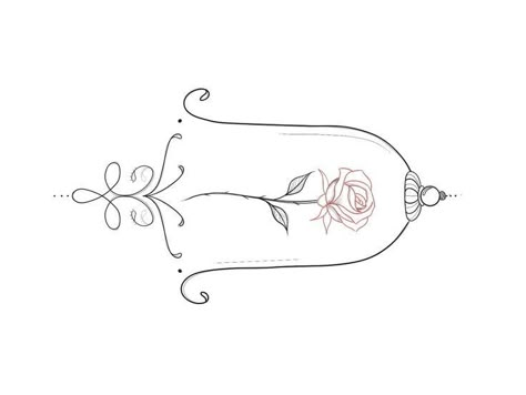 Small Beauty And The Beast Rose Tattoo, Belles Rose Disney Tattoo, Tiny Beauty And The Beast Tattoo, Beauty And The Beast Rose Tattoo Simple, Minimalist Beauty And The Beast Tattoo, Beauty And The Beast Line Art, Subtle Disney Princess Tattoos, Dainty Beauty And The Beast Tattoo, Rose Beauty And The Beast Tattoo