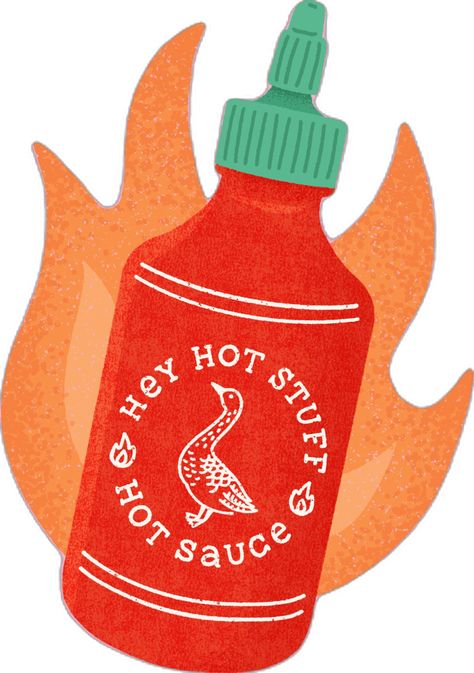 Sauce Illustration, Hot Sauce Bottle Drawing, Hot Sauce Wallpaper, Hot Sauce Painting, Hot Sauce Illustration, Hot Sauce Bottle Illustration, Hot Sauce Branding, Hot Sauce, Sauce