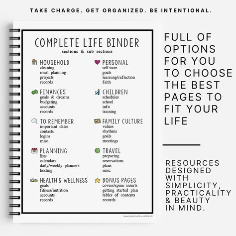 #Life_Binder_Categories #Life_Binder_Printables #Life_Management_Binder #Care_Meals Life Binder Categories, Life Binder Printables, Life Organization Binder, Emergency Binder, Family Binder, Home Binder, Life Binder, Home Management Binder, Writing Therapy