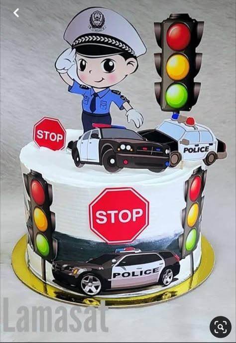 Cake Police, Police Car Cakes, Police Birthday Cakes, Car Cakes For Boys, Police Cake, Airplane Birthday Party Decorations, Police Cakes, Horse Cake Toppers, Cake Pic