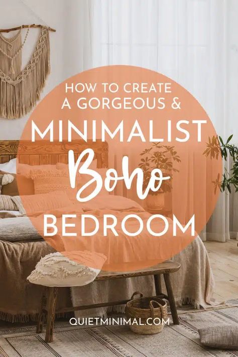 Boho Chic House, Diy Bohemian Decor, Boho Coastal Bedroom, Boho Chic Bedroom Decor, Boho Minimalism, Boho Master, House Ideas Bedroom, Minimalist Home Design, Boho Bedroom Furniture