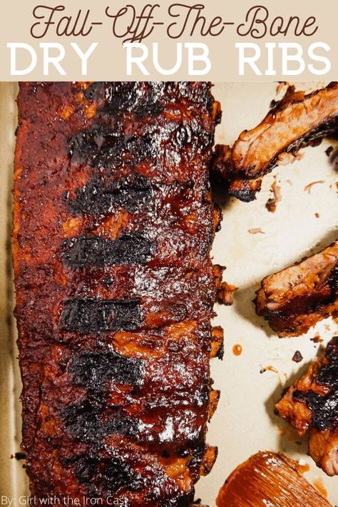 Dry Rub Ribs, Cooking Pork Ribs, Curtis Stone Recipes, Ribs Recipe Oven, Baked Bbq Ribs, Dry Rub For Ribs, Recipes Steak, Homemade Dry Rub, Ribs In Oven