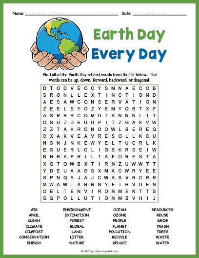 Spring Word Search Free Printable, May Word Search, April Word Search, Earth Day Memory Game, Earth Day Word Search, Earth Day Trivia For Kids, Earth Day Question Of The Day, Spring Word Search, Free Word Search Puzzles