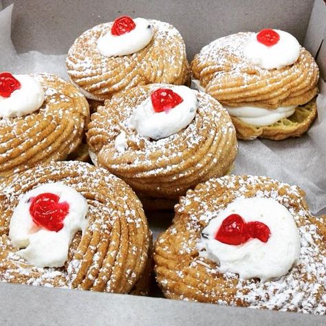 St Joseph Pastry, Zeppoli Recipe, Feast Of St Joseph, Zeppole Recipe, St Josephs Day, Ricotta Cream, Italian Recipes Dessert, Italian Pastries, Italian Pastry