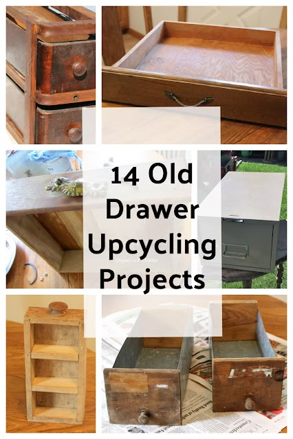 Antique Drawers Repurposed, Small Drawer Ideas, Drawer Restoration Ideas, Old Drawers Repurposed Shelves, Old Drawers Repurposed, Refurbished Decor, Repurpose Old Dresser, Sewing Machine Drawers Repurposed, Repurposed Nightstand Ideas