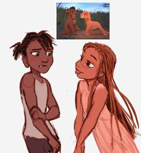 Disney Characters As Humans, Humanized Disney, Characters As Humans, Cartoon Characters As Humans, Disney Character Art, Lion King Fan Art, Images Disney, Lion King Art, Disney Animals