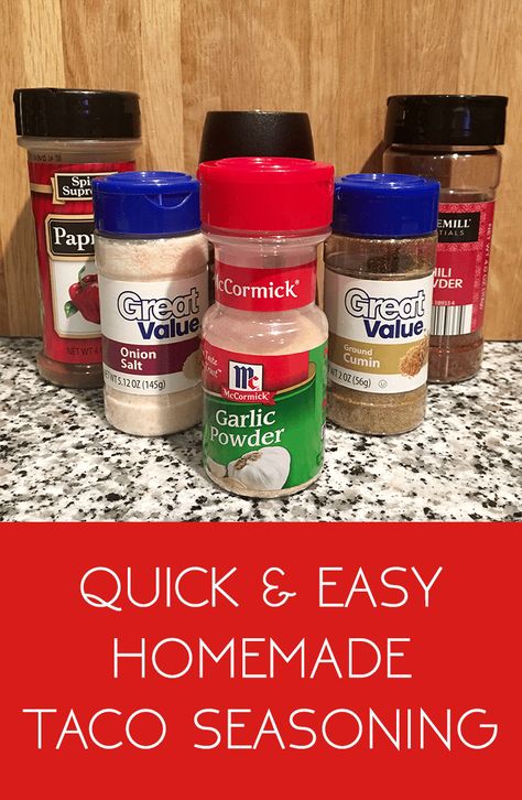 How to Make Homemade Taco Seasoning Mccormick Taco Seasoning, Types Of Tacos, Taco Filling, Taco Rice, Taco Seasoning Recipe, Taco Fillings, Ground Beef Tacos, Seasoning Recipe, Low Carb Sauces