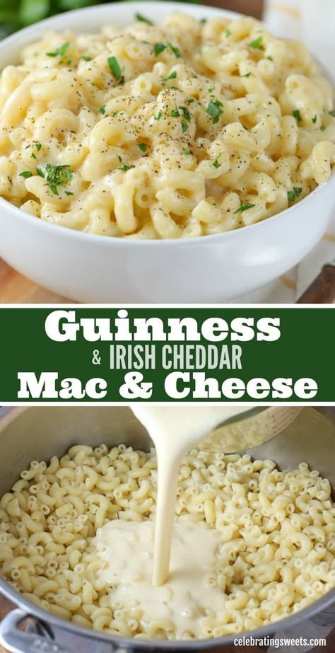 Flavorful Mac And Cheese, Irish Cheddar, Cheddar Mac And Cheese, Irish Cooking, Stovetop Mac And Cheese, Irish Food, Macaroni Cheese, Hairstyle Inspo, Irish Recipes