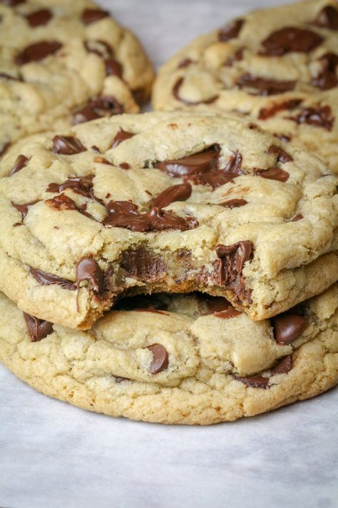 Cho Late Chip Cookies, Mcalisters Deli Chocolate Chip Cookie Recipe, Dense Chocolate Chip Cookies, The Worst Chocolate Chip Cookies, Doughy Chocolate Chip Cookie Recipe, Large Batch Cookies, Chocolate Chip Cookies Aesthetic, Soft Batch Chocolate Chip Cookies, Ultimate Chocolate Chip Cookies