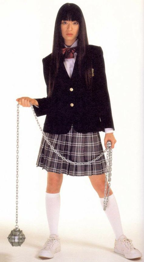 🖇 on Twitter: "chiaki kuriyama as gogo yubari (kill bill)… " Gogo Yubari Costume, Kill Bill Characters, Kill Bill Costume, Chiaki Kuriyama, Gogo Yubari, Hair Movie, Cosplay Ideas Women, Movie Halloween Costume, Great Halloween Costumes