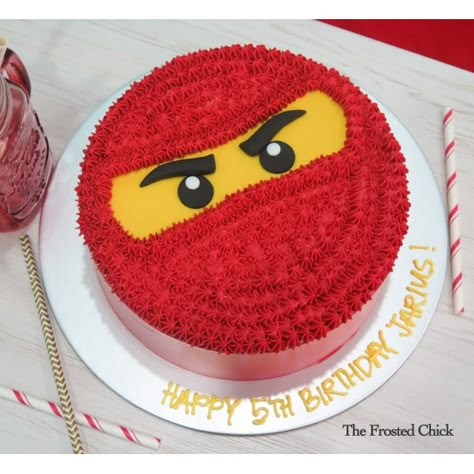 Ninja Birthday Cake, Cake Decorating For Kids, Ninjago Cake, Ninja Cake, Lego Ninjago Birthday, Ninjago Cakes, Ninjago Birthday Party, Lego Birthday Cake, 7th Birthday Cakes