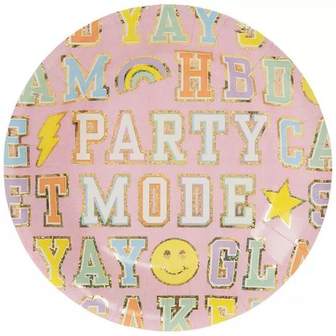 Preppy Party Plates, Pink Checkered Party Decor, Preppy Party Favor Ideas, Preppy Patchwork Party, Stoney Clover Party Ideas, Preppy Party Decor, Stoney Clover Birthday Party, Patch Party Birthday, Patch Party Ideas