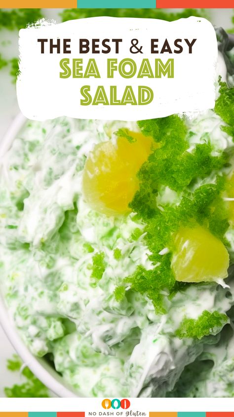 Sea Foam Salad, Spring Foam Pan Recipes, Seafoam Salad Recipe, Seafoam Salad, Lime Jello Recipes, Best Spaghetti Recipes, Best Spaghetti Recipe, Gluten Free Holiday Recipes, Gluten Free Breakfast Recipes