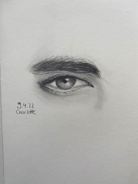 Realistic eye drawing Drawing Men Eyes, Male Eyes Drawing Reference Realistic, How To Draw Male Eyes Realistic, Eye Male Drawings, Men Eye Drawing, Guys Eyes Drawings, Eyes Drawing Realistic, Men Eyes Drawing Reference, Drawing Male Eyes