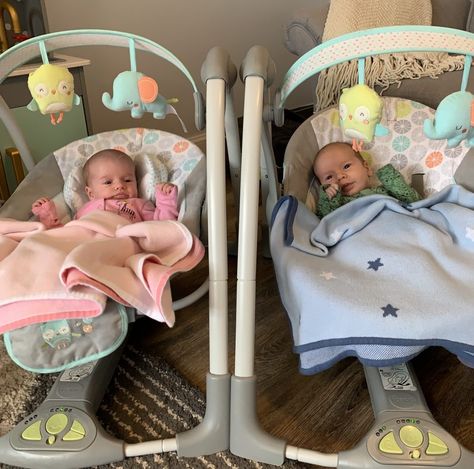 Twin Baby Must Haves, Cute Twin Babies, Baby Twins Boy And Girl, Family With Twins, Twins Aesthetic, Twin Baby Rooms, Twins Boy And Girl, Twin Baby Boys