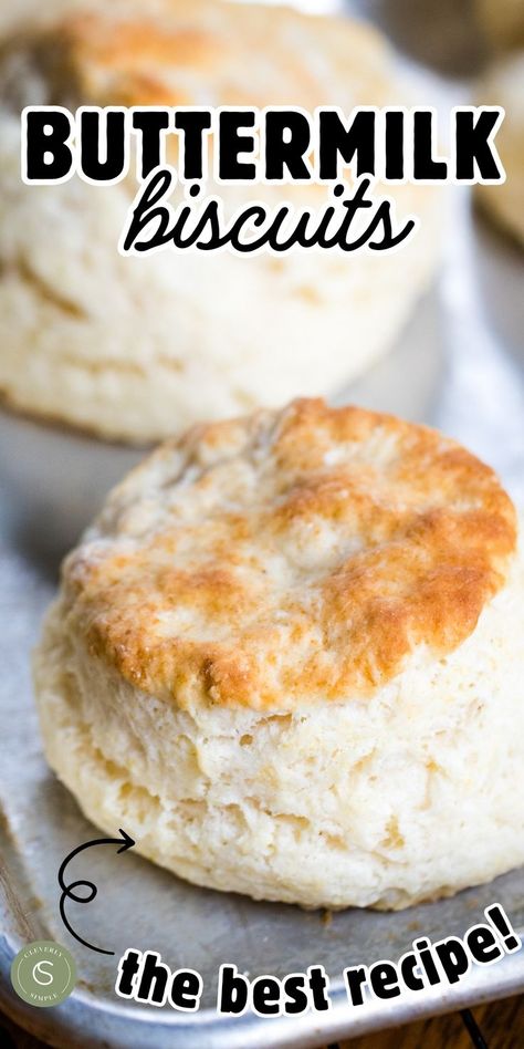 top view of biscuits on baking pan Flaky Buttermilk Biscuits Recipe, Buttermilk Biscuit Recipe, Flaky Buttermilk Biscuits, Best Buttermilk Biscuits, Buttermilk Biscuits Easy, Delicious Breakfast Casserole, Best Sides, Buttermilk Biscuit, Homemade Buttermilk Biscuits