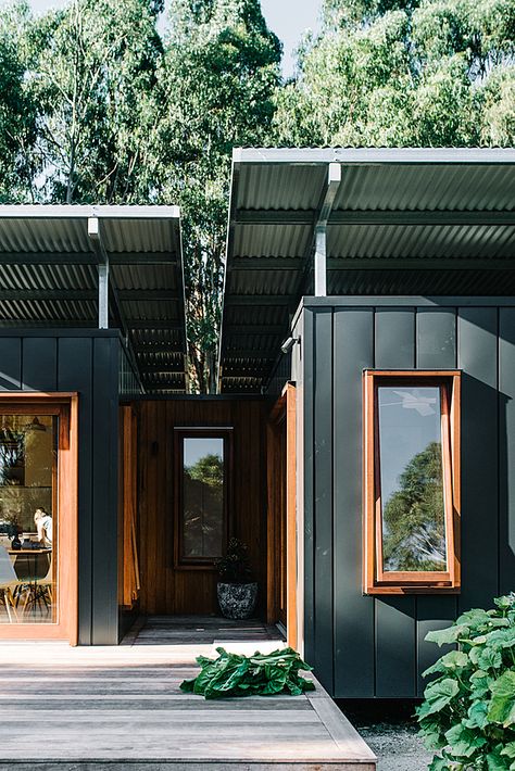 Bush Cabin, Shipping Container Sheds, Container Homes Australia, Cabin Curtains, Bush House, Loft Cabin, Shipping Container Design, Cabin Rugs, Eco Cabin