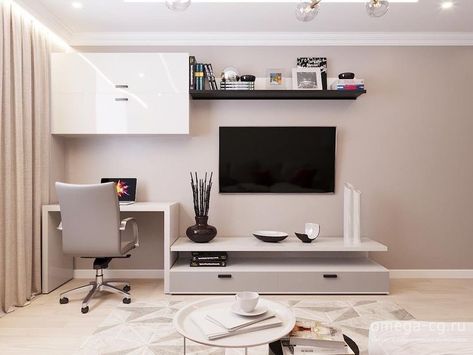 Home Study Design, Small Tv Room, Modern Home Offices, Elegant Living Room Decor, Home Hall Design, Small Home Offices, House Furniture Design, Living Room Design Decor, Bedroom Furniture Design