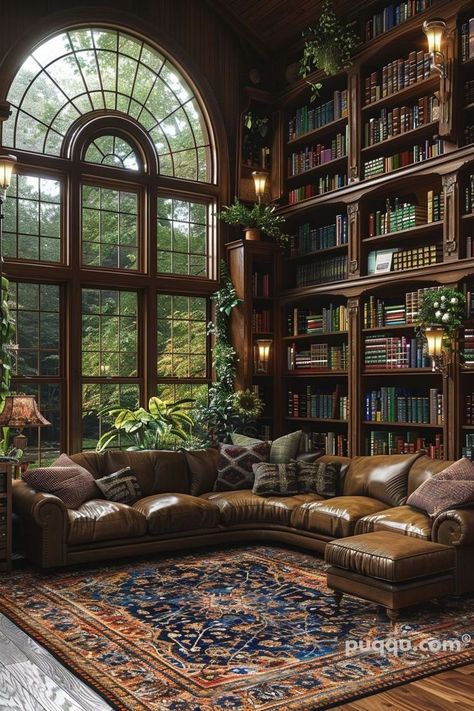 Public Library Ideas, Elegant Library, Space Library, Library Tables, Home Library Ideas, Dream Home Library, Unique Library, Community Spaces, Antique Library