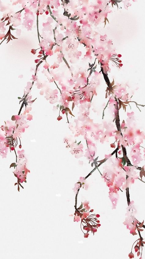 Abstract Cherry Blossom, Cherry Blossom Watercolor, Blossom Painting, Cherry Blossom Wallpaper, Cherry Blossom Painting, Cherry Blossom Art, 카드 디자인, 수채화 그림, Trendy Flowers