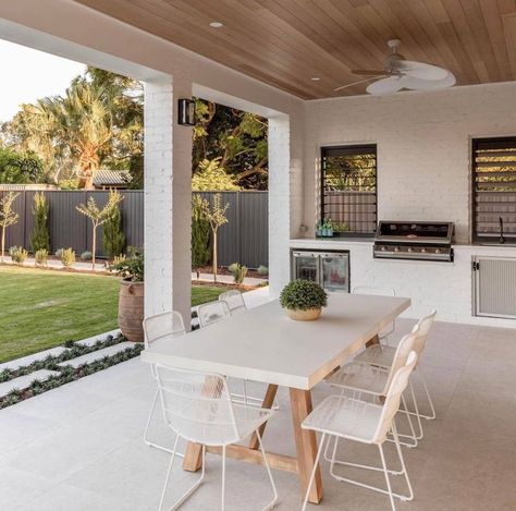 Small Patios, Outdoor Bbq Area, Dining Outdoor, Modern Outdoor Living, Outdoor Pool Area, Outdoor Bbq Kitchen, Outdoor Living Design, Alfresco Dining, Casa Exterior