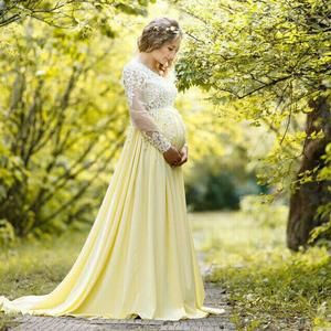 Pregnant Couture, Yellow Baby Shower Dress, Wedding Dress Yellow, Yellow Maternity Dress, Maternity Wedding Gown, Floor Length Lace Dress, Pregnancy Gown, Elegant Maternity Dresses, Maternity Wedding Dress