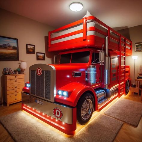 In the realm of automotive ingenuity, the concept of a bunk-inspired truck emerges as a beacon of innovation and versatility. This unique vehicle seamlessly Pallet Bunk Beds, Weird Beds, Spider Toy, Boys Bedroom Makeover, Cars Room, Shoes Chunky, Man Cave Home Bar, Baby Room Inspiration, Car Bed