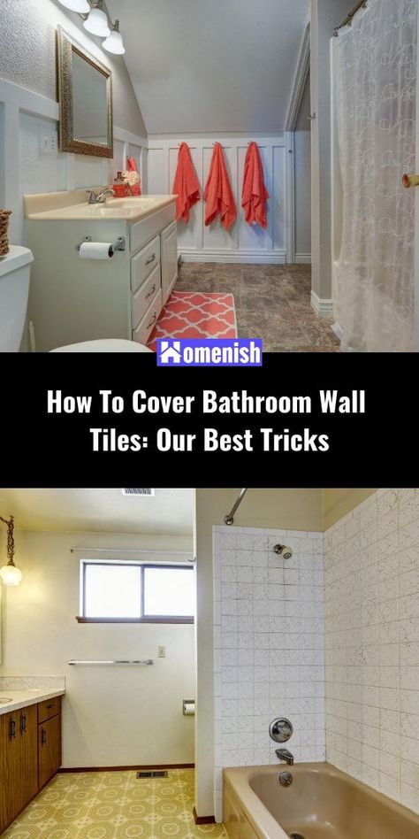 Are you fed up with looking at those unsightly old tiles in your bathroom and want to know how to beautify your space? You may have considered removing the old tiles and replacing them with new ones, but this can be a costly and time-consuming job. Removing Tile From Wall, Old Tile Bathroom Makeover, Removing Bathroom Tile, Old Bathroom Makeover, Bathroom Wall Coverings, Fully Tiled Bathroom, Old Tiles, Bathroom Wall Tiles, Tile Repair